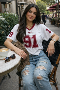 Women Leopard Print Crop <b>Top</b> Rhinestone <b>Mesh</b> Sportswear Custom Diamonds Uniform Bling American Football Jersey Y2k Sports <b>Top</b> - Product Image 5