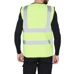 Chaleco DE SEGURIDAD DE VERANO personalizado, chaqueta de nailon reflectante de alta visibilidad con diseño táctico, logotipo calefactable personalizable - Product Image 2