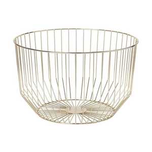 ตะกร้าลวดโลหะโครงสร้างแข็งแรงสำหรับใส่ผลไม้ ผัก และของใช้ในครัว - Product Image 3