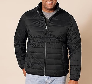 Blouson matelassé oversize pour homme 2025, style streetwear, motif uni, décontracté, hiver, fermeture éclair, prix de gros - Product Image 2