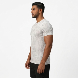 Nueva Camiseta Deportiva de Gimnasio para Hombre, 100% Algodón, Secado Rápido, de Alta Calidad, Diseño Sólido, Manga Corta, Ajustada, para Entrenamiento y Deportes - Product Image 3