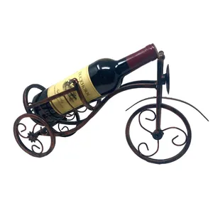 Soporte para Botellas de Vino de Metal Hecho a Mano al por Mayor, Diseño Rústico Elegante, Capacidad de 5L, Soporte para Botellas para Bar en Casa, Alta Calidad - Product Image 4