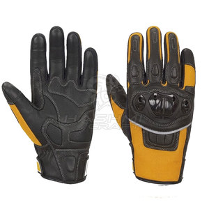 Gants de motard de qualité supérieure, confortables, en tissu respirant, avec support de sécurité, sangle de poignet réglable et paume antidérapante - Product Image 2