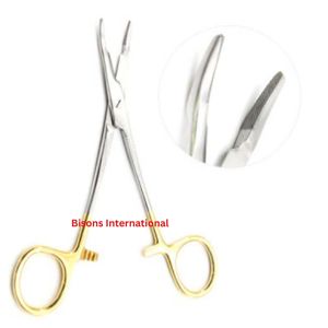 Portaagujas Olsen Hegar Curvo Manual de Acero Inoxidable para Sutura Quirúrgica con Tijeras de Corte, Venta al por Mayor - Product Image 2