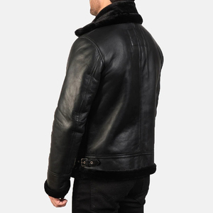 Chaqueta de Invierno para Hombre de Diseño Personalizado, Transpirable, Cómoda y Ligera, Chaqueta de Cuero para Hombre al por Mayor - Product Image 4