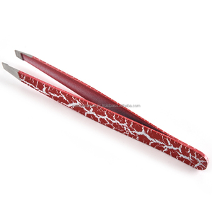 Pinzas para cejas de acero inoxidable, el mejor precio, diseño especial para clientes - Product Image 6