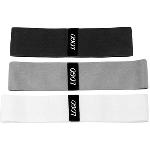 2025 venta al por mayor logotipo personalizado conjunto de 3 ejercicio Fitness Hip Loop bandas tela botín bandas de resistencia - Product Image 2