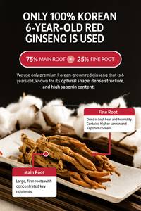 Korea Vitality Drink con esencia de raíz de ginseng maduro 30 tiros líquidos 12,2 mg Activos - Product Image 2