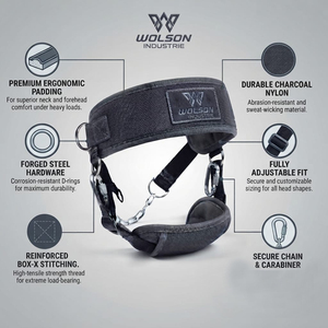 Harnais de musculation réglable et durable en néoprène rembourré avec fermeture auto-agrippante – Protection professionnelle unisexe pour le fitness - Product Image 3
