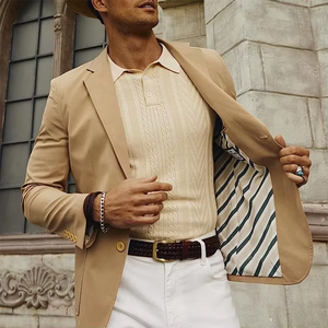 Polos décontractés pour hommes, nouvelle collection, vente chaude, logo personnalisé, couleur unie, respirants, personnalisables - Product Image 6