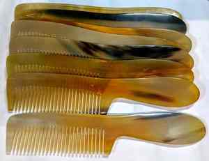 Peigne à cheveux artisanal en corne de buffle, accessoires capillaires durables, fabriqué en Inde, AL MALIK CRAFT - Product Image 2