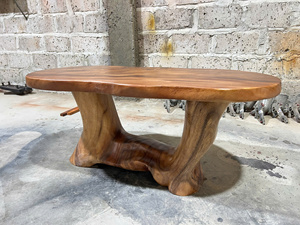 Mesa de Centro Moderna Luxali de Madera Maciza para Sala de Estar, Hecha a Mano, Ecológica, Duradera, Decorativa, con Diseño Único, Venta al Por Mayor - Product Image 5