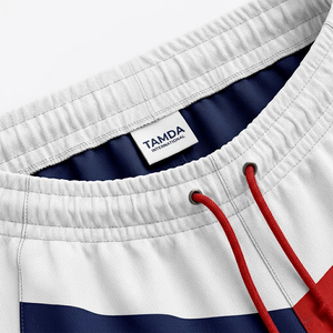 Custom Logo <b>Men's</b> Swim Shorts 100% Polyester | Nylon Running Beach Shorts Mesh Summer Sports <b>Trunks</b> - Product Image 6