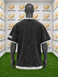 Camiseta Gráfica Vintage Lavada y Desgastada para Hombre al por Mayor, Estilo Oversize, Estampado Religioso de Jesús, Manga Corta, Algodón - Product Image 2