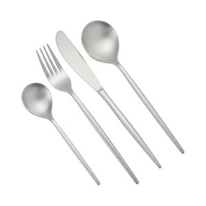 Ensemble de couverts en argent, 4 pièces, élégant, pour la décoration de bureau et les accessoires, parfait pour la cuisine, la salle à manger, les réceptions et une table élégante - Product Image 2