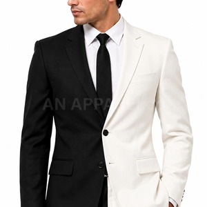 Traje de Cosplay Hecho a Mano Inspirado en el Joker, Disfraz de Villano en Dos Tonos, Negro y Blanco, Atuendo Formal Gótico, Disfraz de Joker para Hombre de Halloween - Product Image 5