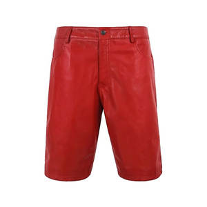 Top Quality Running Wear OEM Service <b>Men</b> <b>Leather</b> <b>Shorts</b> Wholesale Breathable Cheap Price <b>Leather</b> <b>Shorts</b> - Product Image 1