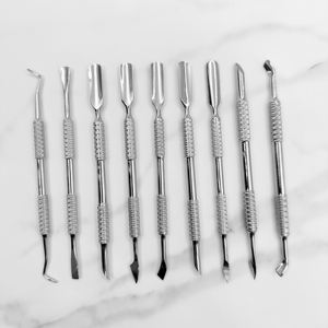 Pousse-cuticules personnalisé très demandé, en acier inoxydable, pour le retrait du vernis à ongles, outils de nettoyage des ongles, pousse-cuticules à pointe acérée - Product Image 3