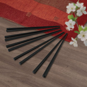 Asian Food Noodles Sushi Sticks <b>Reusable</b> Wood <b>Chopsticks</b> Set On Wooden Chop Sticks Kitchen Restaurant Cutlery Tableware - Product Image 4