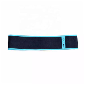 Bandes de Résistance en Tissu Rouge en Gros, Logo Personnalisé, Étiquette Vierge, Bande Élastique Antidérapante pour Hanches, pour Entraînement en Salle de Sport et Fitness - Product Image 4