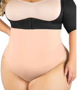 Adjustable Strap Plus Size Medium Control Hip Enhancer Slim 'n Lift <b>Thong</b> Shapewear for Women Eco-Friendly Breathable Fabric - Product Image 4
