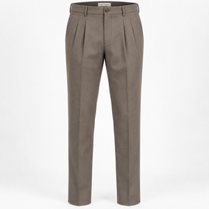 Pantalones de Traje Modernos para Hombre para Ocasiones Especiales, Corte Regular, 100% Algodón, Forro Polar de Verano, Cintura Media - Product Image 5
