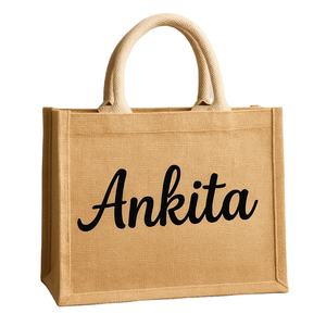Best Price Reusable Grocery Tote Portable Packaging Jute Shopping <b>Bag</b> Hand <b>Wash</b> Handle New Design Beach <b>Bag</b> Customizable Logos - Product Image 2