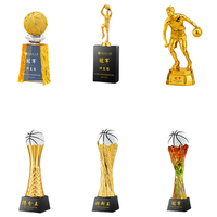 Trophées et plaques en cristal de sublimation K9 personnalisés gratuits, récompenses pour les équipes sportives de basketball