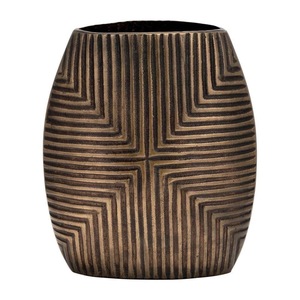 Minimalist Design Aluminium Design Gold&black Flower <b>Vase</b> For Home Decor Living Decor Wedding Decor - Product Image 3