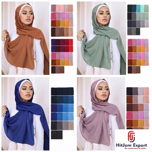 Airy Soft-Drape <b>Scarf</b> Woven Material Factory Cotton Viscose Polyester Blend for Bulk Fashion Textile Orders - Product Image 6