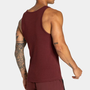 Camiseta sin Mangas para Hombre, 100% Algodón, Deportiva, Transpirable, Holgada, Elástica, Ajuste Veraniego, OEM, Nueva Llegada, Moda, Tendencia, Oferta - Product Image 2