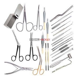 Juego de Instrumentos Nasales Sheen de 27 Piezas, Instrumentos Quirúrgicos Básicos Manuales para Rinoplastia, para Cirugía General de Otorrinolaringología y Plástica - Product Image 4