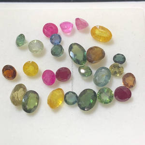 Zafiro Azul Natural y Rubí Rojo de 0.8-2.6mm, Corte Pera, Piedra Preciosa de Tailandia y África por Quilate - Product Image 4