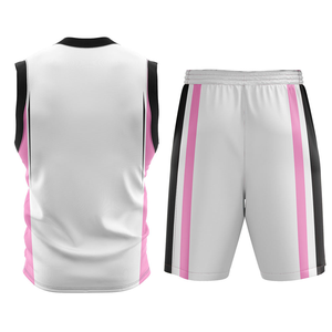 Uniforme de Baloncesto Personalizado para Hombre, de Alta Calidad, Secado Rápido, Sin Mangas, 100% Poliéster, Transpirable, Tallas Grandes, Estampado de Temporada de Verano - Product Image 2