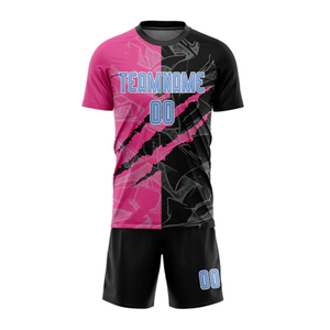 Conjunto de Uniforme de Fútbol Ligero Sublimado Personalizado, Transpirable y Antibacteriano, para Equipos de Fútbol Adulto, Uniforme de Entrenamiento - Product Image 3