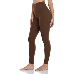 Ensemble de leggings de yoga pour femmes en coton biologique 100% de haute qualité, style de vêtements de sport durables et sains - Product Image 1
