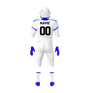 Nuevo Uniforme de Fútbol Americano Elegante con Mangas Cortas, Colores Personalizados, Diseños Impresos para la Identidad y el Rendimiento del Equipo - Product Image 2