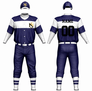 Uniforme de baseball personnalisé réversible imprimé par transfert thermique, unisexe, 100% polyester, respirant, écologique, antibactérien, kit adulte - Product Image 1