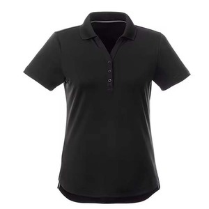 <b>Women</b> <b>Polo</b> <b>Shirt</b> Solid Color Cotton Short Sleeve Knitted Casual Wear Breathable Button Up Summer 2026 - Product Image 4