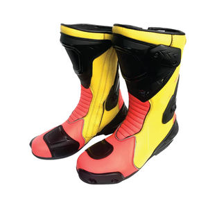 Botas de Motociclismo al por Mayor, Jersey de Carreras para Hombre, Zapatos de Cuero para Motocicleta, Impermeables, Transpirables, Duraderos y Cómodos - Product Image 1