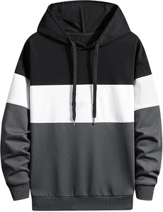 Sweat-shirt à capuche unisexe surdimensionné pour homme, logo brodé personnalisé, 100% polyester, 240g, pull-over - Product Image 5