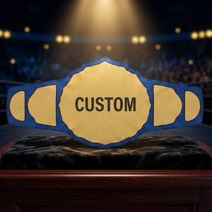 Cinturón de Campeonato Personalizado, Peso Pesado, Dorado, para Lucha Libre, Boxeo, MMA, Trofeo de Campeón de Federación, Grabado en Metal, Cuero Genuino - Product Image 3