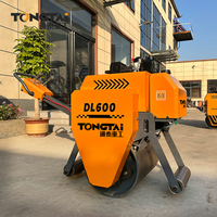 Compacteur vibrant à tambour unique porté à la main pour la construction routière, le compactage des sols et l'aménagement paysager