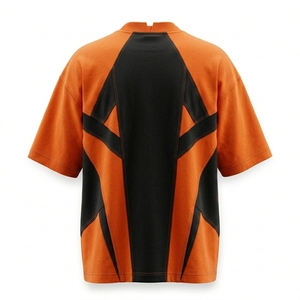 เสื้อยืดกราฟิกสตรีทแวร์วินเทจคุณภาพสูงแบบกำหนดเอง เสื้อยืดคอตตอนคลาสสิก คอกลม พิมพ์ลายกราฟิกสำหรับผู้ชาย - Product Image 2