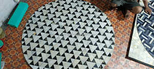 Alfombras y alfombras de cuero genuino hechas a mano Real de nueva tendencia, alfombras de retazos de gran oferta de cuero de vaca para sala de estar, área grande - Product Image 2