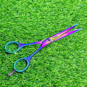 Tijeras de Peluquería Profesionales Multicolores, Tijeras de Corte de Pelo de Primera Calidad para Peluquería, Estilismo de Precisión y Corte Suave - Product Image 1