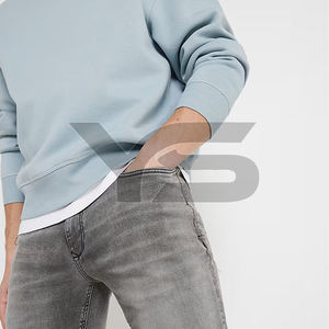 High Quality Men's Stretchy Windproof Breathable Quick Dry Straight Jeans Custom Fashionable Cotton <b>Material</b> ODM Supply Hot - Product Image 1