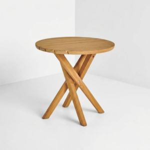 Mesa de Centro Redonda de Madera Maciza con Tablero de Listones, Venta al por Mayor, Pedido a Granel, Contenedor FCL, Exportación Directa de Fábrica, Importador, Distribuidor, Suministro - Product Image 2