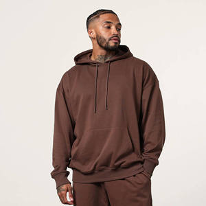 Conjunto Deportivo para Hombre de 2 Piezas, Sudadera con Capucha y Pantalones Jogger, con Logotipo Personalizado, Estilo Hongo, Talla Grande, Algodón Grueso, Venta Caliente - Product Image 3