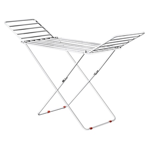 Séchoir à linge pliable en acier au design moderne, support de séchage pliable, personnalisation disponible, léger - Product Image 3